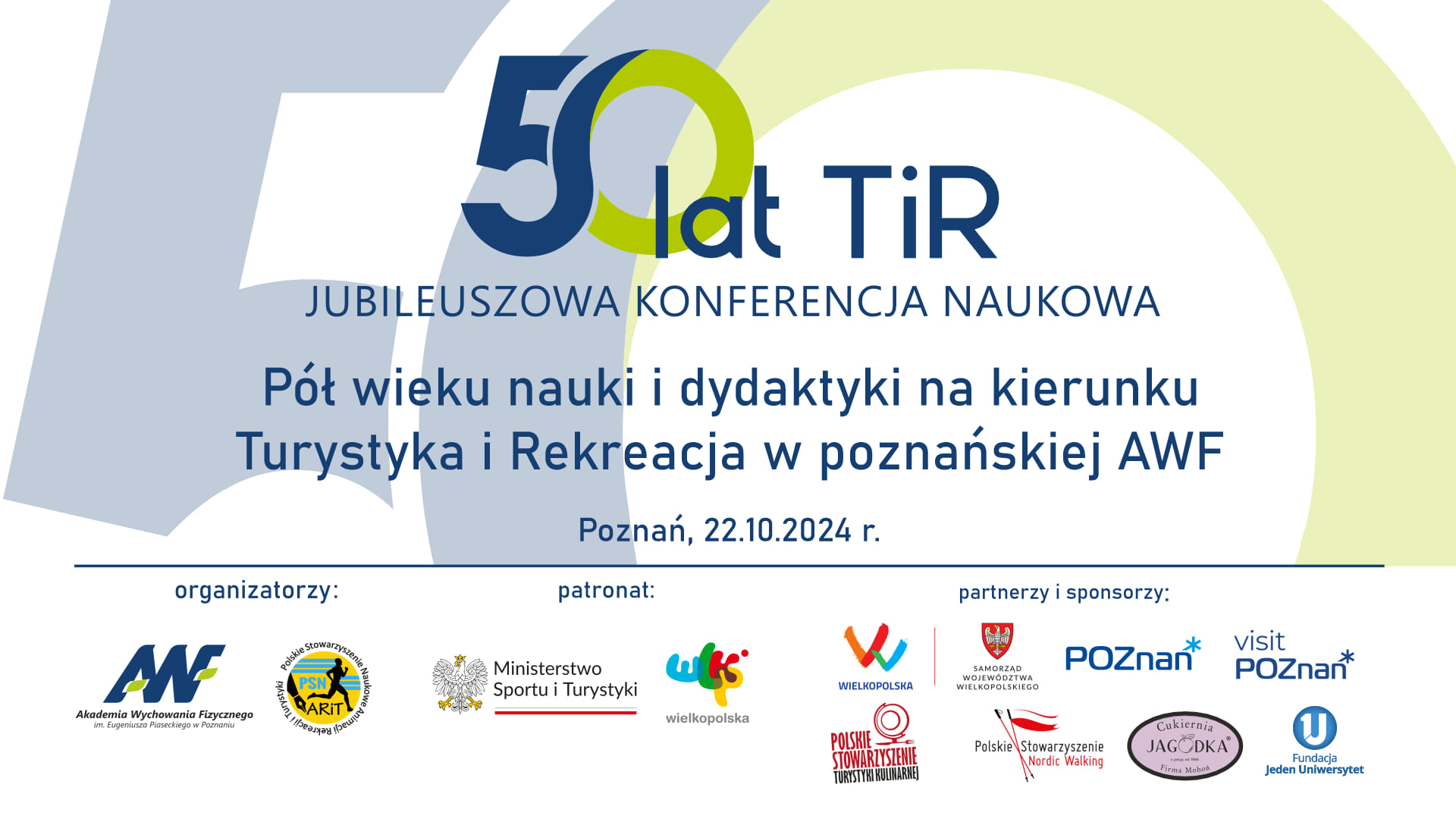 Obchody 50-lecia kierunku Turystyka i Rekreacja AWF w Poznaniu